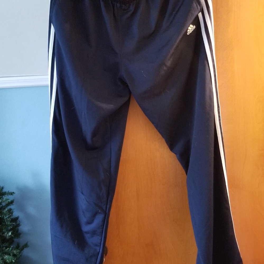 Large navy mens Adidas pants